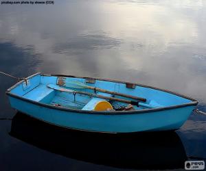 yapboz Mavi bir tekne